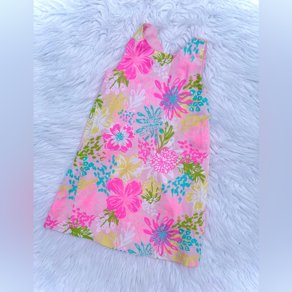 Tommy Bahama Pink and Green Floral Dress